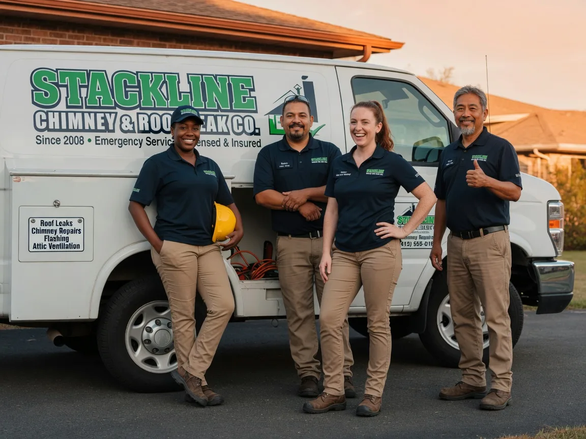 Chimney flashing repair company in Deer Island, OR